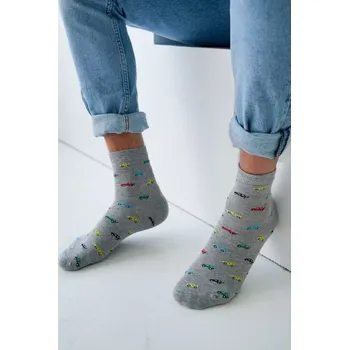 Pánské ponožky PÁNSKÉ PONOŽKY 3/4 BAREVNÉ AUTÍČKA 1153.039 mélange 39-42