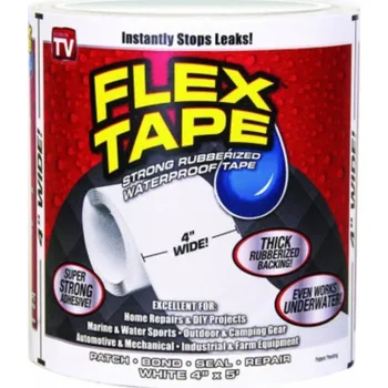 Lepicí páska FLEX TAPE Vodotěsná extra lepící páska - bílá