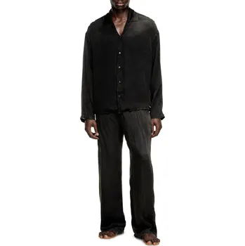 Dámské noční prádlo PYŽAMO DIESEL SET-KEITH-DNM PYJAMA BLACK