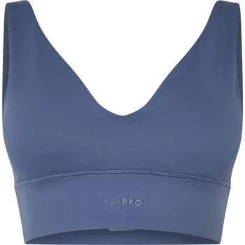 Kalhotky USA Pro Pro Medium Impact V Neck Bra Womens Storm 14 (42)