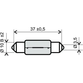 Osvětlení pro motocykl RMS Přední světlo 246510161 T11x39 12V 10W