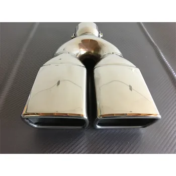 Koncovka výfuku autoDS Koncovka výfuku dvojitá - nerez ocel