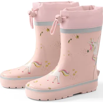 Dámské holínky 683828 - Tchibo - Gumové holínky - pro ženy - vel. 22-23 - barva: růžová/s potiskem