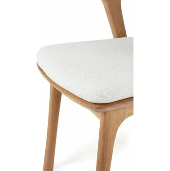 Podsedák Venkovní sedák Ethnicraft Bok Seat Cushion Outdoor krémově bílý