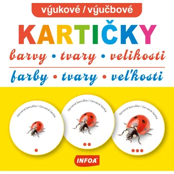 Desková hra Výukové kartičky - Barvy, tvary, velikosti / Výučbové kartičky - Farby, tvary, veľkosti