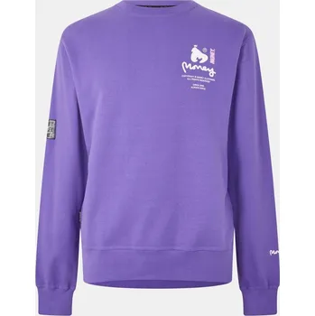 Pánský svetr Money Copyright Crew Purple Medium