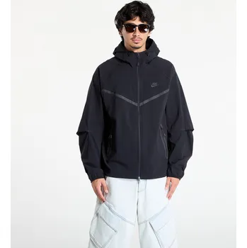 Pánská softshellová bunda Bunda Nike Tech Men's Woven Jacket Black/ Black/ Black S