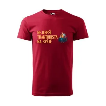 Pánská móda Tričko s potiskem Nejlepší traktorista na světě: červené 3XL