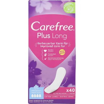Menstruační vložka Carefree Plus Long 40ks