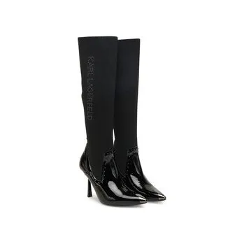 Dámské kozačky Kozačky KARL LAGERFELD KL31373 Černá 40