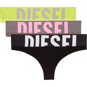 Kalhotky SPODNÍ PRÁDLO DIESEL UFST-STARS-THREEPACK STRING MULTICOLOR