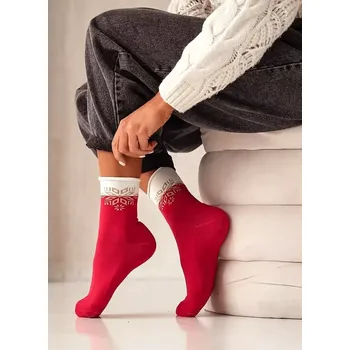 Pánské ponožky Milena Unique Snowflake ponožky 0071-007 Poloviční froté 35-41 bledá melanž 35-37