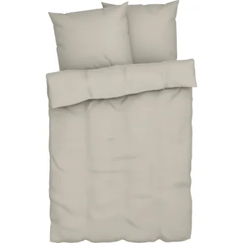 Povlečení LIVARNO home Mušelínové ložní povlečení béžové 220 x 240, 70 x 90 cm