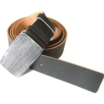 Opasek Black 061-91 kožený pásek tm.hnědý