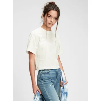 Dívčí tričko GAP Dívčí Dětské tričko Gap Bílá 128/134 (2890632)