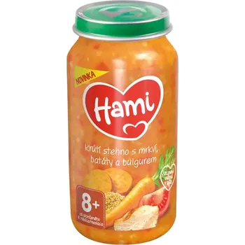 Hami Krůtí stehno s mrkví, batáty a bulgurem 250 g