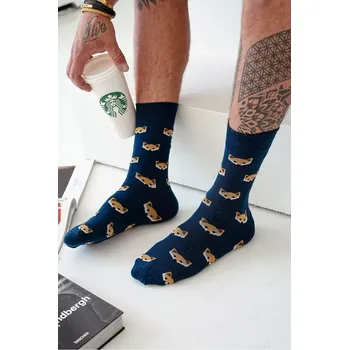 Pánské ponožky PÁNSKÉ PONOŽKY AVANGARD FOX HEAD 0125.095 tmavě modrá 39-42