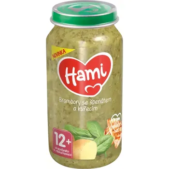 Hami Brambory se špenátem a kuřecím 250 g