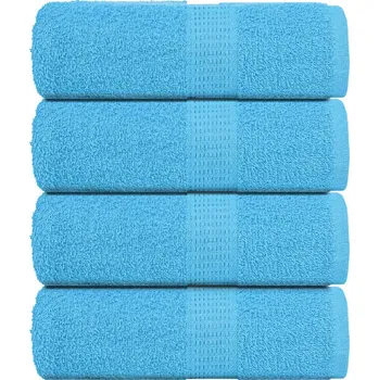 Utěrka Sprchové ručníky 2 ks tyrkysová 70x140 cm 360 g/m² 100% bavlna