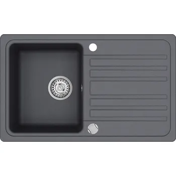 Granitový dřez Granitový dřez Helika NOTUS SQ101 graphite