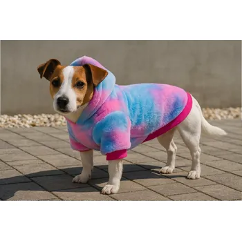 Obleček pro psa WANTED DOG Extra Zateplená bunda pre psa - Fluffdreams Candy Cloud Velikost: XL, Na míru pejskovi: SKLADEM