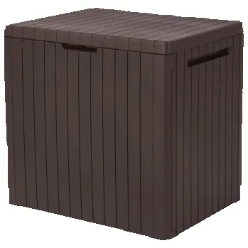 Zahradní nábytek KETER Zahradní box City Storage Hnědá 57,8 x 55 x 44 cm hnědá