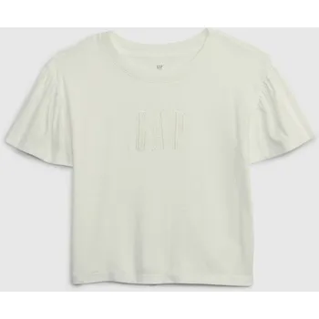 Dívčí tričko GAP Dívčí Dětské tričko s logem Gap Bílá 152/158 (2895387)