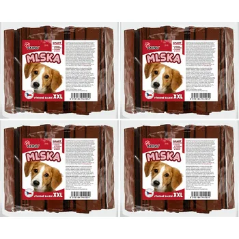 Pamlsek pro psa Akinu MLSKA Hovězí plátky pamlsek pro psy 4 x 25 ks