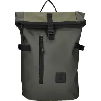 Městský batoh Enrico Benetti 63000 roll-top batoh khaki