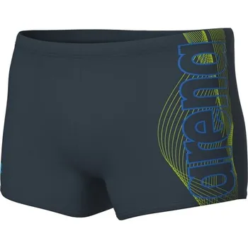 Pánské plavky Pánské plavky Arena BASIC 5 Tmavě šedá, Reflexní neon, Modrá