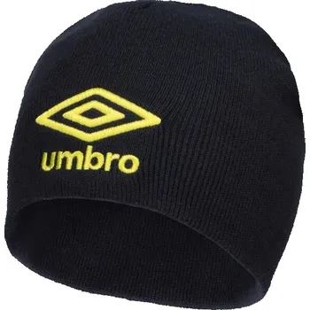Čepice Zimní čepice Umbro BIG CUFF RIB BEANIE UNI Černá, Žlutá