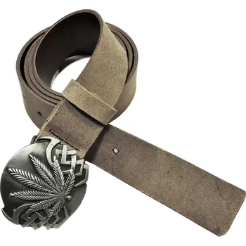 Opasek Black 097-79 kožený pásek hnědý