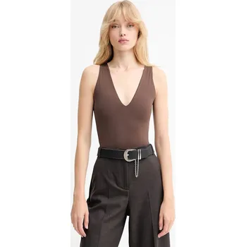 Body Body Bardot hnědá barva, 60038TB 89X, vel. XL