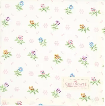 ubrus GreenGate Bavlněný ubrus Cilja White 100x100