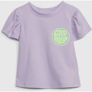 GAP Dívčí Baby tričko Mix & Match s logem GAP Fialová 104 (2895591)