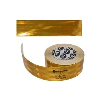 Páska obrysová reflexní žlutá 50mm