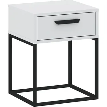 Noční stolek Noční stolek CADRO 1S 40 NR3 - bílý