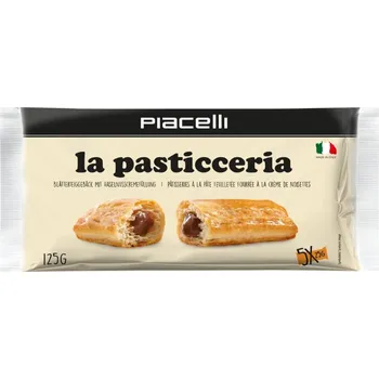 La pasticceria - Rohlíčky z listového těsta s lískooříškovou krémovou náplní 125g
