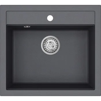 Granitový dřez Granitový dřez Helika QUADRO SQQ100 graphite