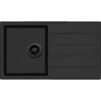 Granitový dřez Granitový dřez Helika ECO-3 černá edice