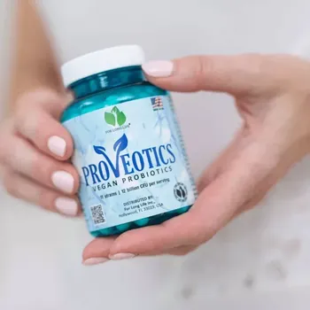 Speciální výživa PROVEOTICS veganská probiotika a prebiotika bez mléka 120 kapslí 30 dní