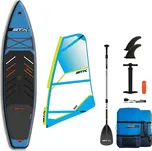 Paddleboard STX WindSUP Hybrid Tourer 12' TEAL/ORANGE komplet s plachtou - nafukovací - plocha: 2,5m