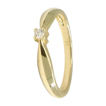 Prsten Zlatý prsten AU 585/1000 1,97 gr KPR381000701-53