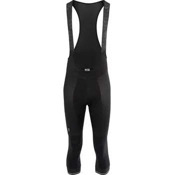 Cyklistické kalhoty KALAS PURE Z | 3/4 zateplené kalhoty se šlemi | černé Varianta: 5