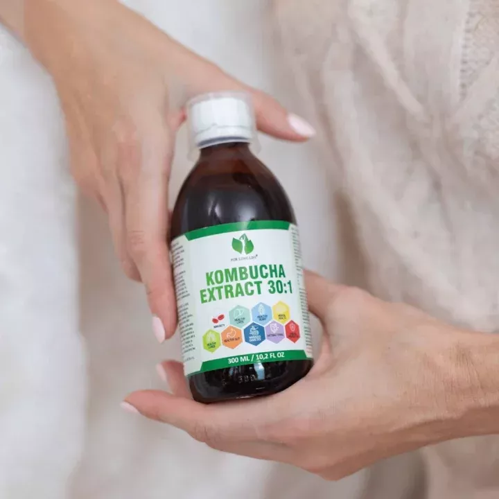 KOMBUCHA EXTRAKT 30:1 detoxikace jater hubnutí lymfa 300 ml na 9 litrů