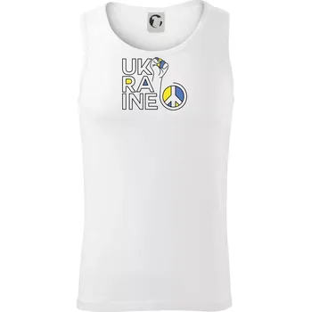 Ukraine - symbol peace - Tílko pánské Core - L ( Bílá )