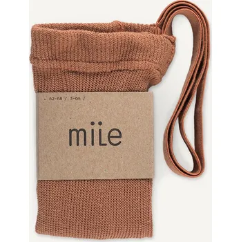 Dámské punčochy MILE Punčochy s kšandami skořicové Velikost (od výrobce): 98