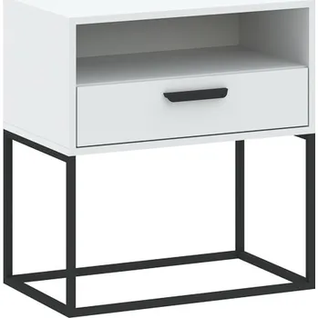 Noční stolek Noční stolek CADRO 1S 60 NR4 - bílý