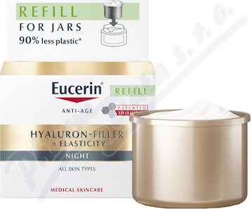 Eucerin HYALURON-FILLER+EL.noční krém refill 50ml