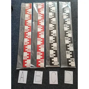 Vodováha Vodočetná lať plastová